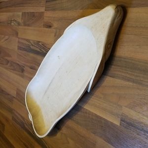 Large Carved Wooden Bunny Platter Charcuterie Board